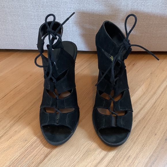 Lace Up Heels - Picture 1 of 7